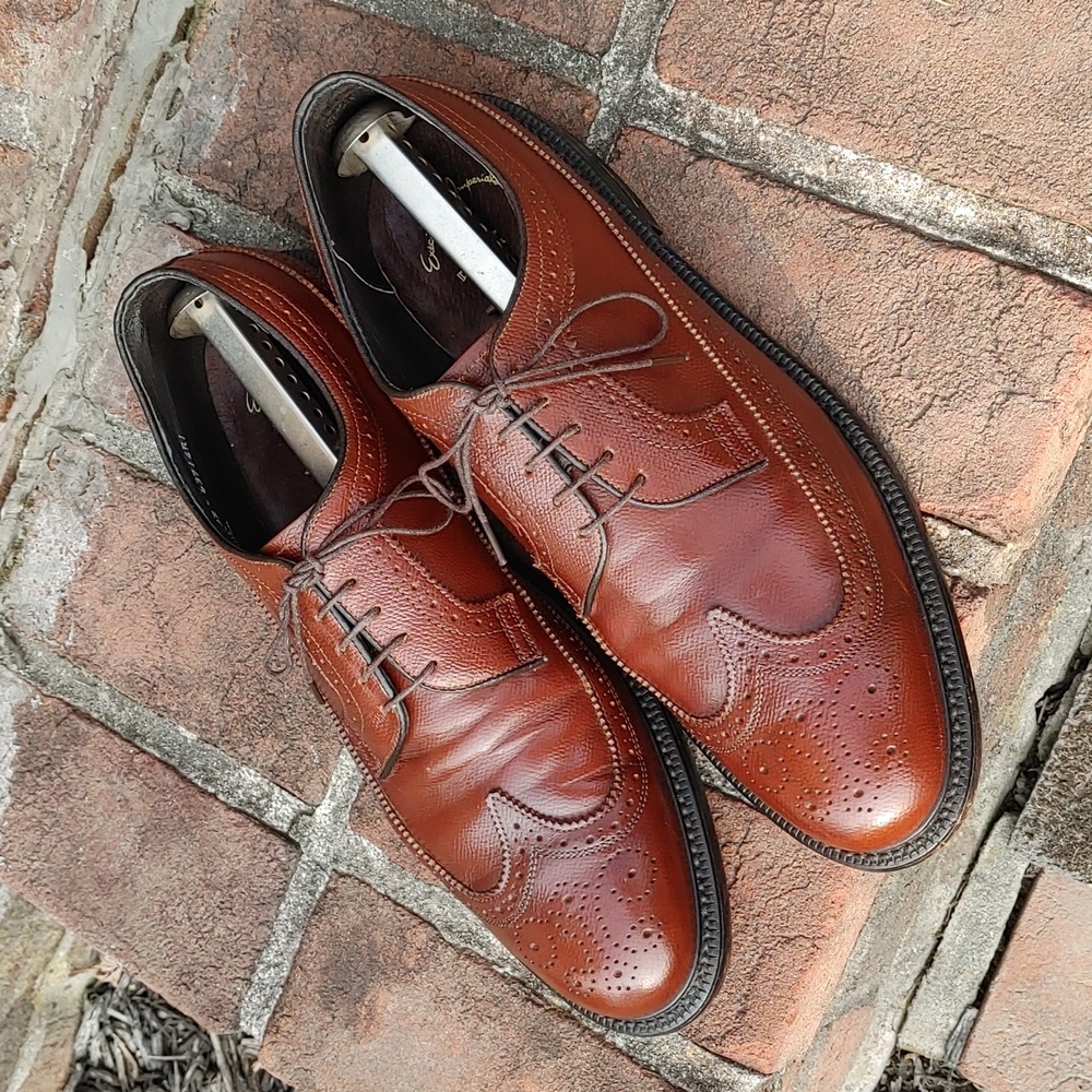 Mason Executive Imperial Brown Scotch Grain Wingtip Derby